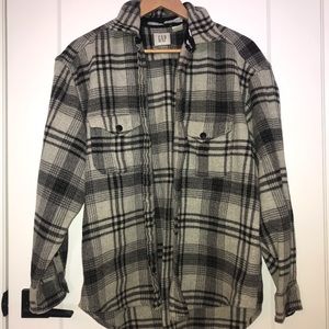 Vintage Gap Wool Plaid Flannel
